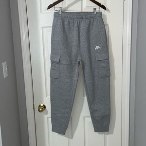 Grey Men’s Nike Fleece Cargo Trousers
